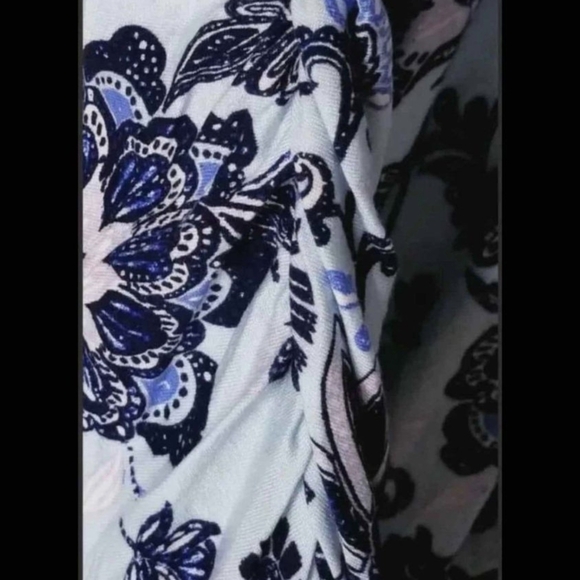 Flutter & Kick Baby Blue Floral Maternity Dress - Picture 4 of 4